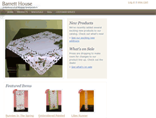 Tablet Screenshot of barrett-house.com